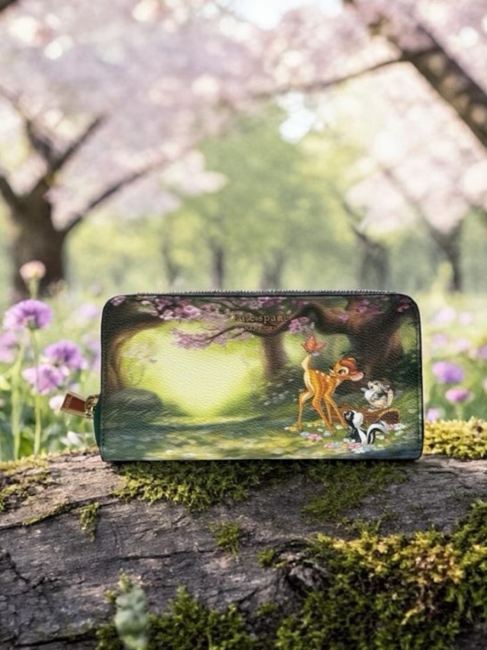Disney x Kate Spade New York Bambi thumper Continental zip wallet novelty - Picture 9 of 10